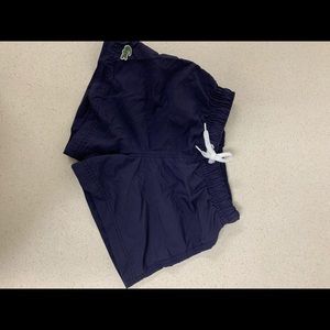 Lacoste swim trunks size 4 navy